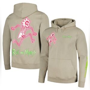 Rick and Morty Electric Shock Pullover Hoodie